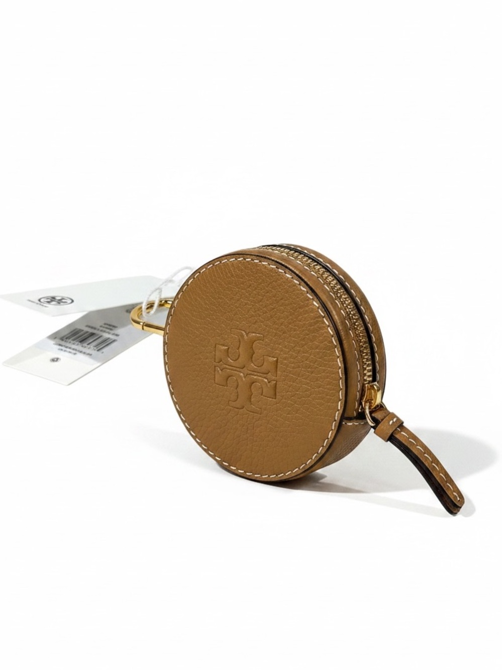 Tory Burch Thea Coin Pouch Tiramisu Brown Leather Wallet Quiet Luxury NWT